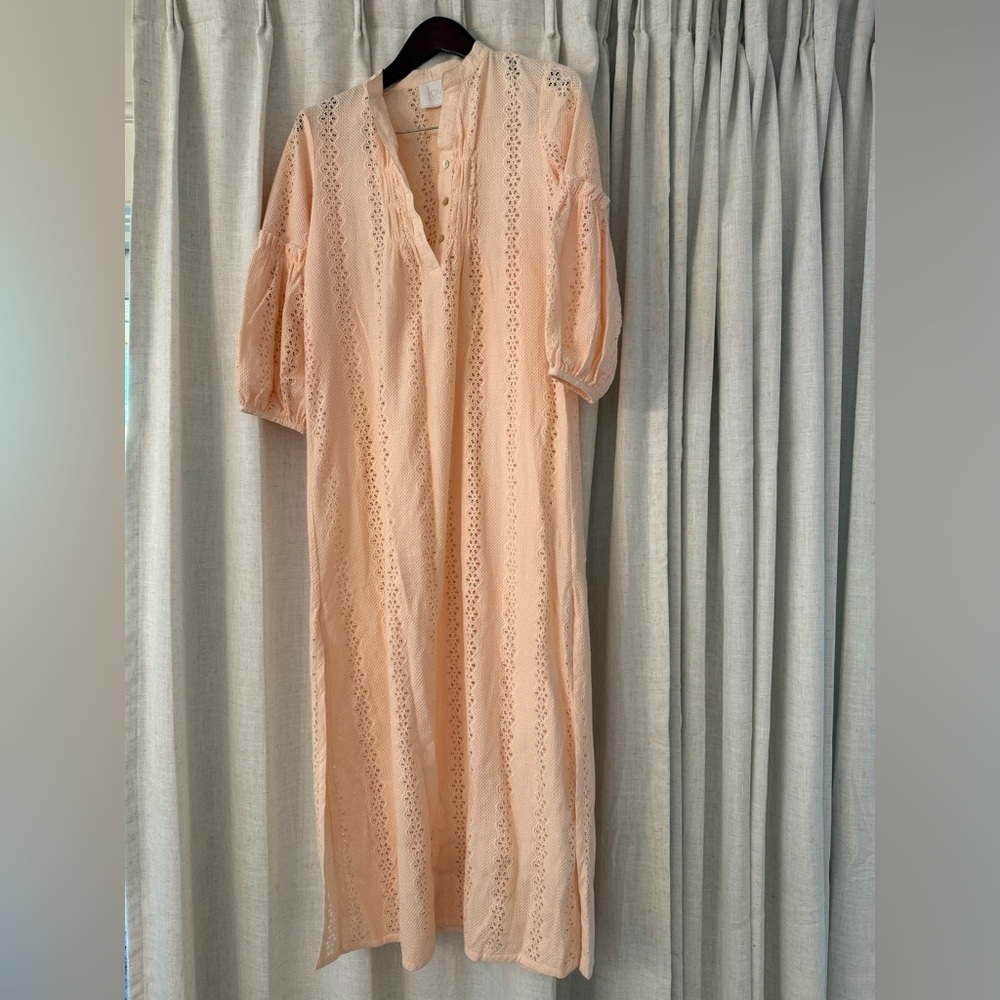 Love Binetti Eyelet Maxi Dress Size M